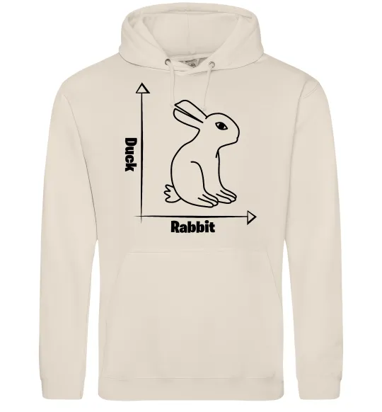 Мужская толстовка (худи) Duck or rabbit Таш фото
