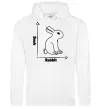 Женская толстовка (худи) Duck or rabbit Белый фото
