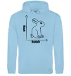Жіноча толстовка (худі) Duck or rabbit Блакитний фото