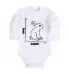 Дитячий бодік Duck or rabbit Білий фото