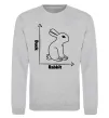 Світшот Duck or rabbit Сірий меланж фото