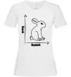 Женская футболка Duck or rabbit Белый фото