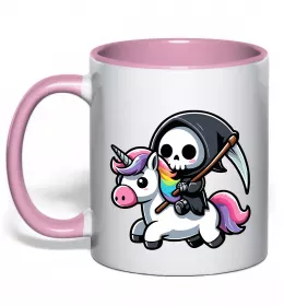 Чашка с цветной ручкой