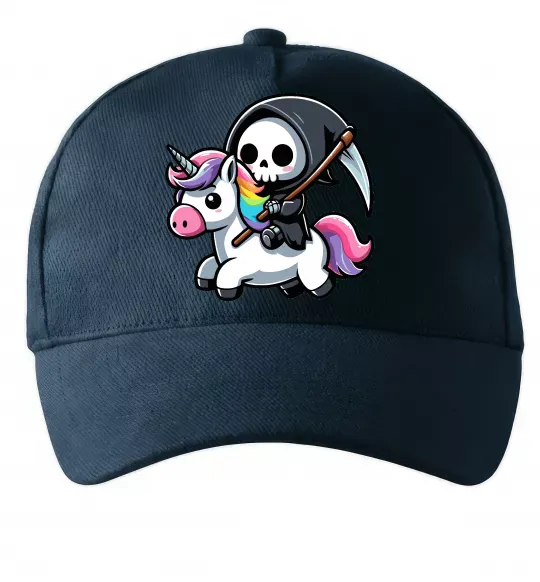 Кепка Вершник на єдинорозі Темно-синій фото