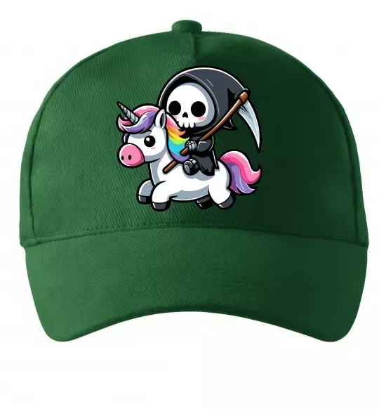 Кепка Вершник на єдинорозі Темно-зелений фото