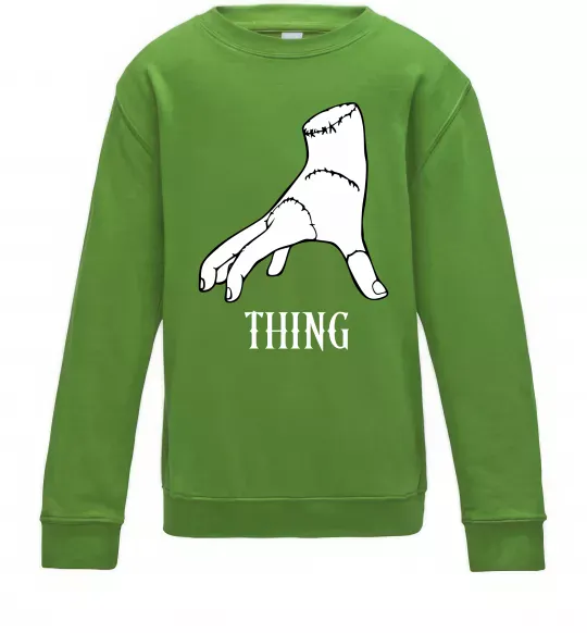 Дитячий світшот Wednesday thing Лаймовий фото