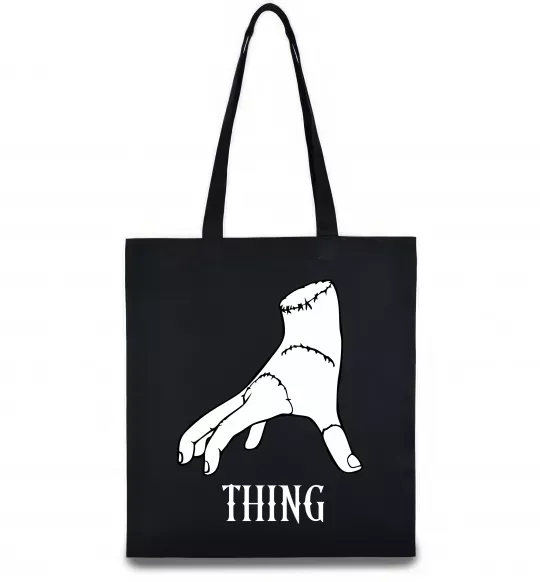 Еко-сумка Wednesday thing Чорний фото