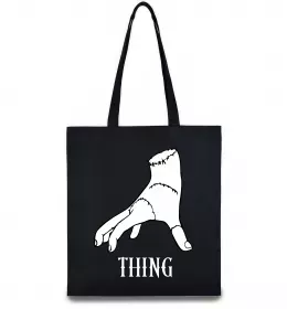 Еко-сумка Wednesday Addams retro Чорний фото