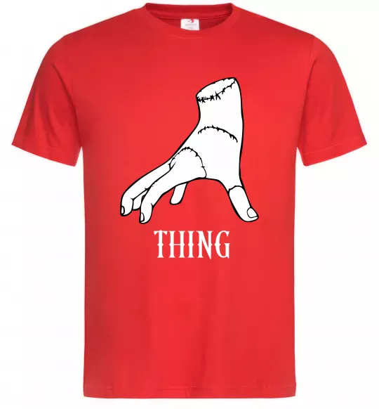 Чоловіча футболка Wednesday thing Червоний фото