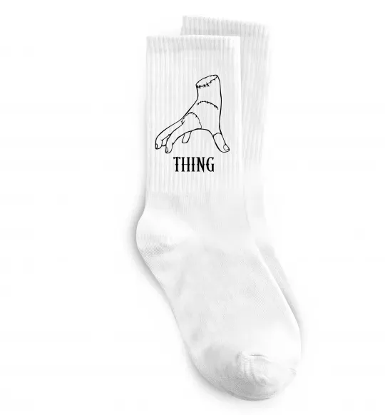 Носки Wednesday thing Белый фото