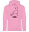 Чоловіча толстовка (худі) Wednesday thing Рожевий фото