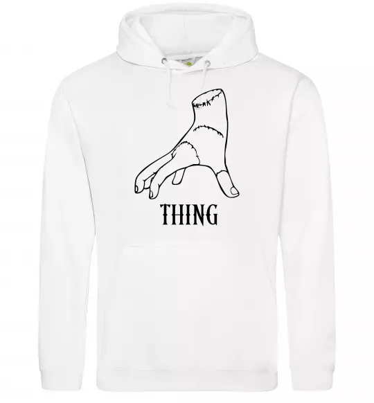 Женская толстовка (худи) Wednesday thing Белый фото