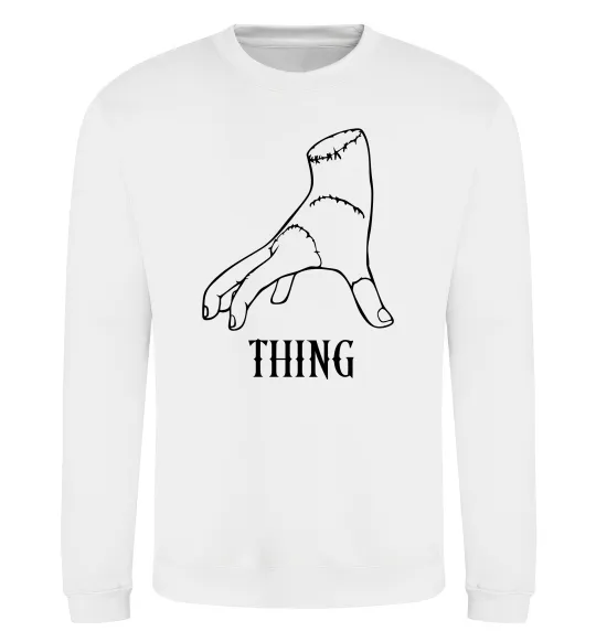 Свитшот Wednesday thing Белый фото