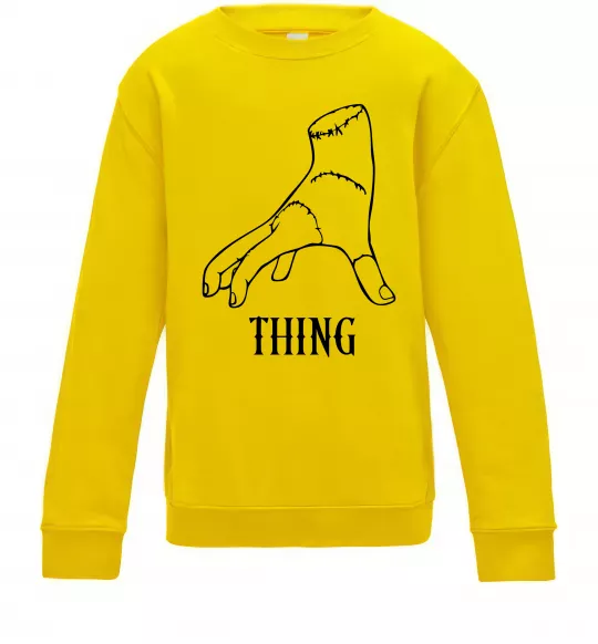 Дитячий світшот Wednesday thing Сонячно жовтий фото