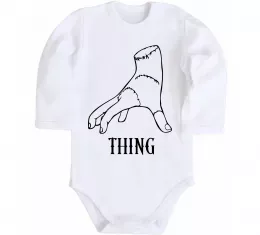 Детский боди Wednesday thing Белый фото