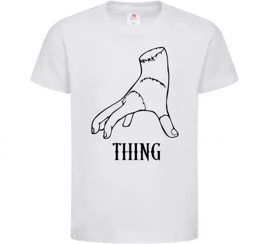 Дитяча футболка Wednesday thing Білий фото