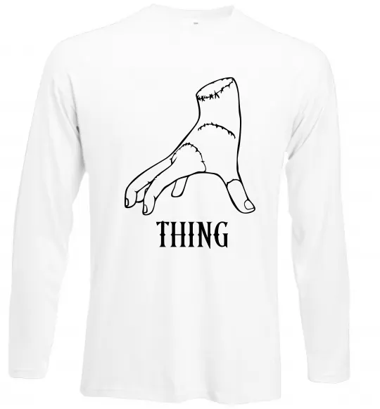 Лонгслів Wednesday thing Білий фото