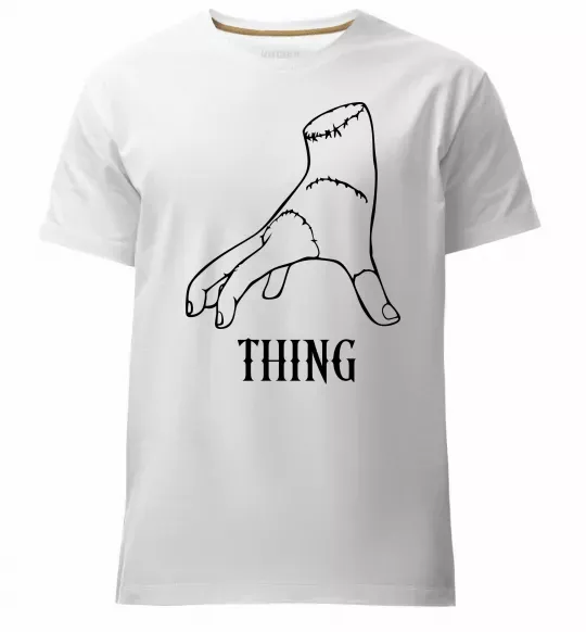 Мужская премиум футболка Wednesday thing Белый фото