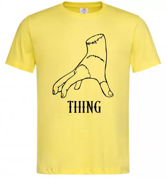 Чоловіча футболка Wednesday thing Лимонний фото