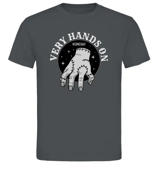 Мужская футболка Very hands on Графит фото
