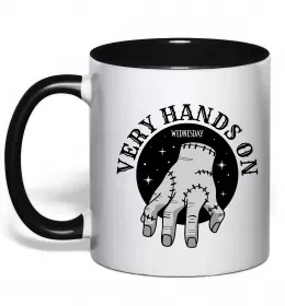 Чашка с цветной ручкой