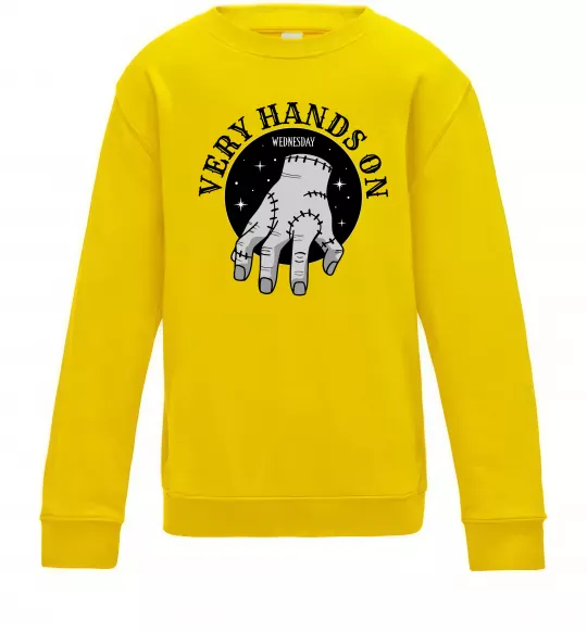 Детский Свитшот Very hands on Солнечно желтый фото
