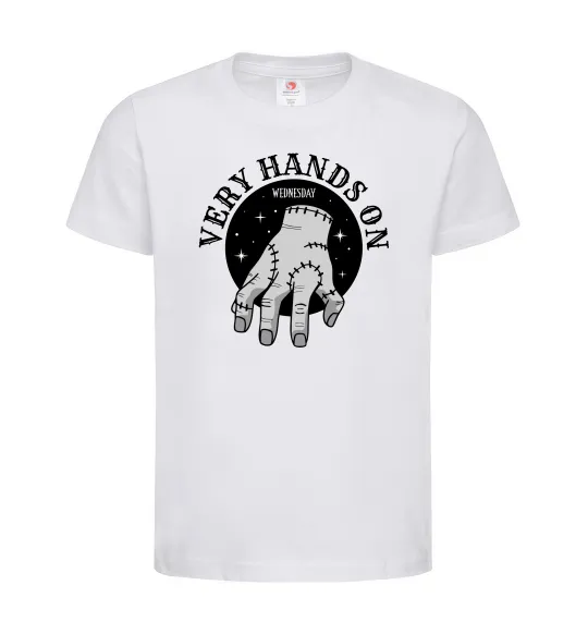 Детская футболка Very hands on Белый фото