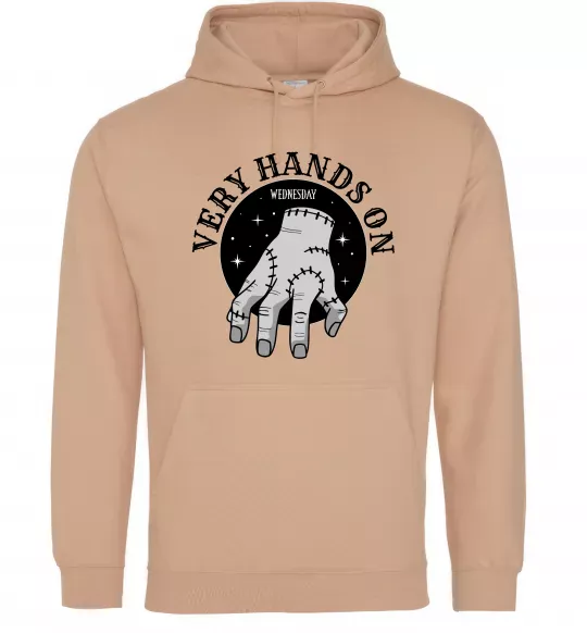 Чоловіча толстовка (худі) Very hands on Пісочний фото