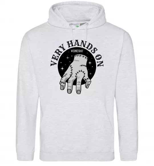 Жіноча толстовка (худі) Very hands on Сірий меланж фото