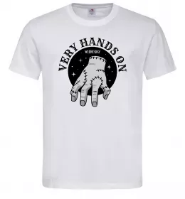 Чоловіча футболка Very hands on Білий фото
