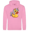 Жіноча толстовка (худі) Unicorn duck Рожевий фото