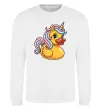Світшот Unicorn duck Білий фото