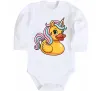 Дитячий бодік Unicorn duck Білий фото