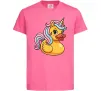 Детская футболка Unicorn duck Ярко-розовый фото