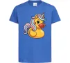 Детская футболка Unicorn duck Ярко-синий фото