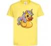 Детская футболка Unicorn duck Лимонный фото