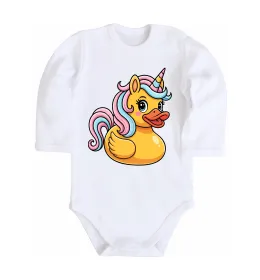 Дитячий бодік Unicorn duck Білий фото