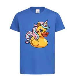 Детская футболка Unicorn duck Ярко-синий фото