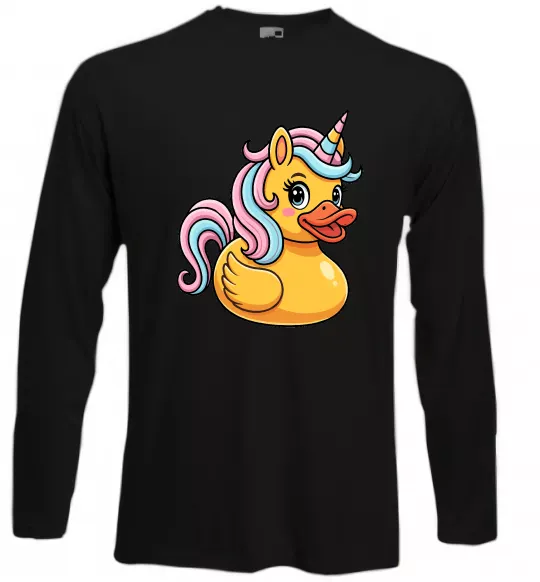 Лонгслів Unicorn duck Чорний фото