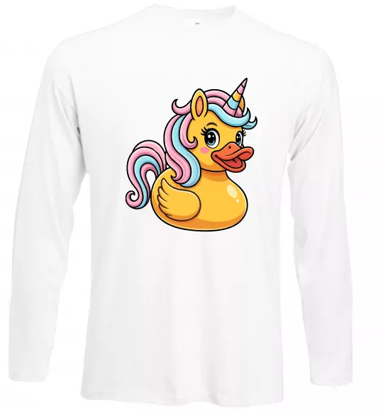 Лонгслів Unicorn duck Білий фото