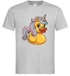 Чоловіча футболка Unicorn duck Сірий фото