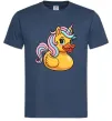Чоловіча футболка Unicorn duck Темно-синій фото