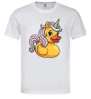 Чоловіча футболка Unicorn duck Білий фото