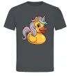 Чоловіча футболка Unicorn duck Графіт фото