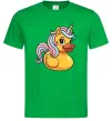 Чоловіча футболка Unicorn duck Зелений фото