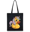 Еко-сумка Unicorn duck Чорний фото
