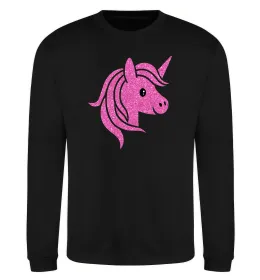 Світшот Sparkle unicorn Чорний фото