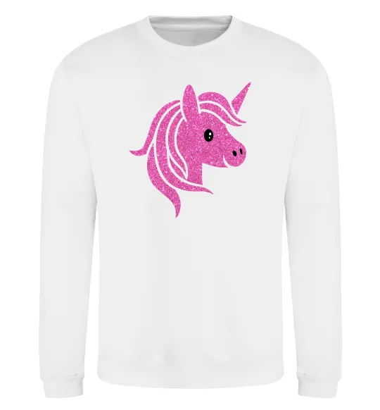 Світшот Sparkle unicorn Білий фото