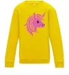 Детский Свитшот Sparkle unicorn Солнечно желтый фото