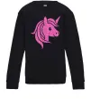 Детский Свитшот Sparkle unicorn Черный фото